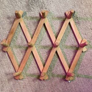 Vintage Natural Brown Wall Hooks